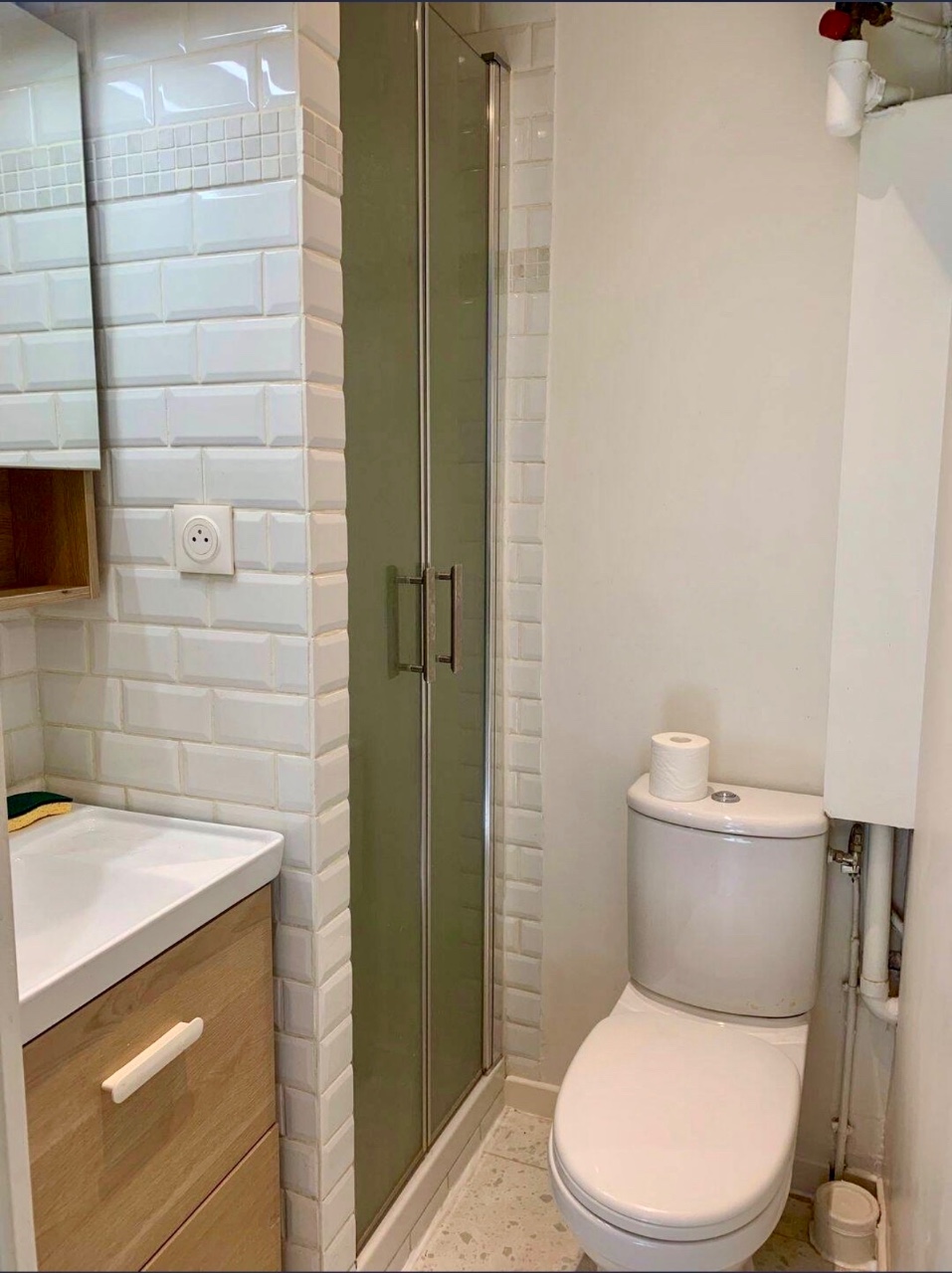 Bagno privato con doccia e WC